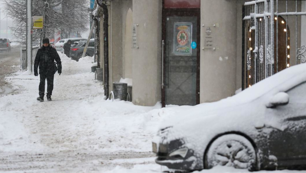 Снег недавно заглянул в Татарстан