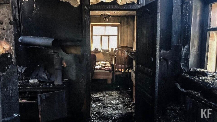 Возгорание произошло в деревне Новые Суксы.