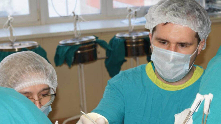 Пациентке установили сетку TVT-O.