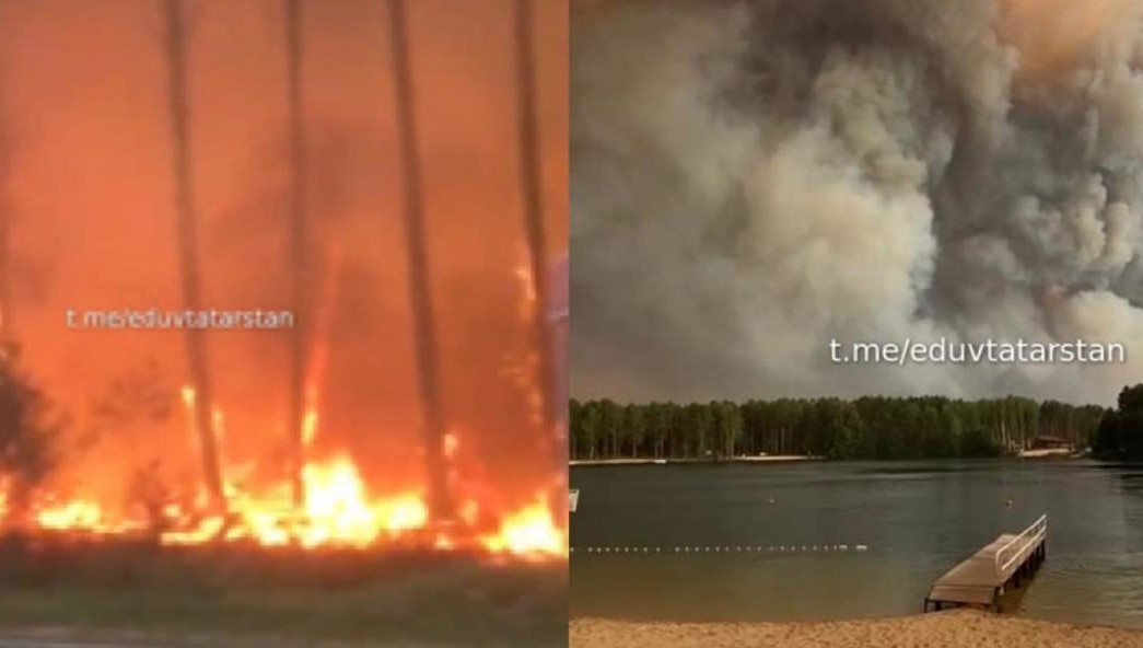 В заповеднике республики горят 130 гектаров.