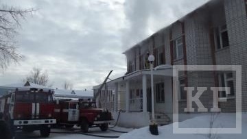 Вчера 27 января в г. Нурлат произошел произошел пожар в роддоме на улице Пушкина