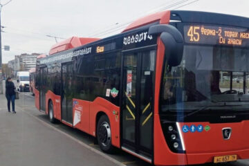 Новый общественный транспорт запустили на маршрутах №36 и №45.
