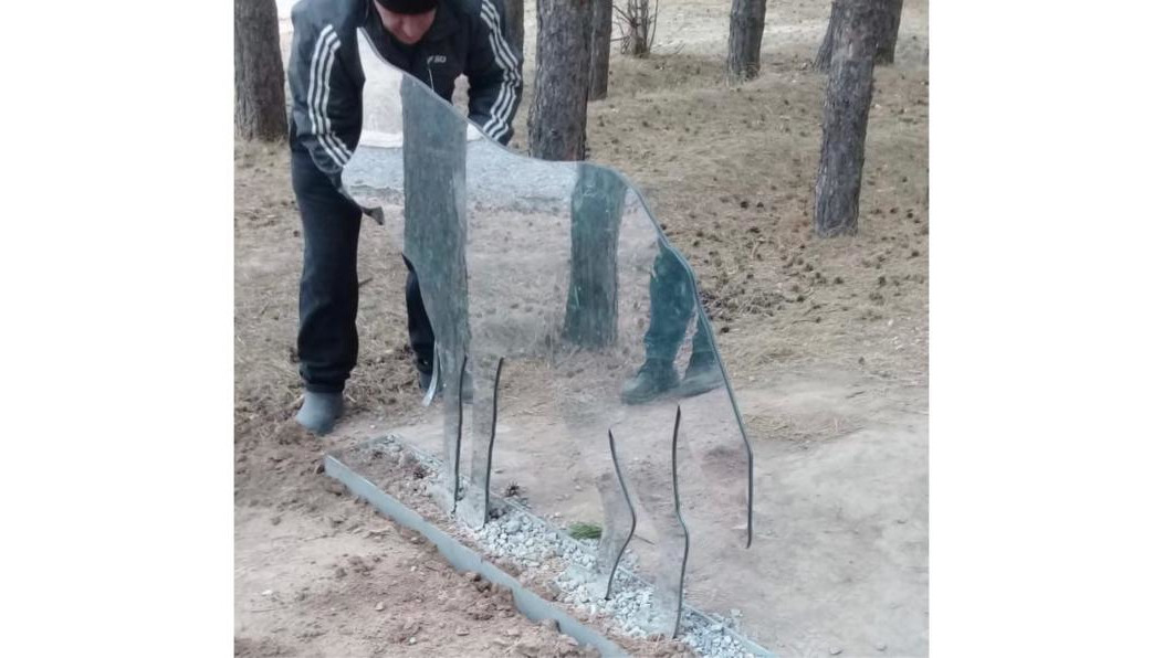 Местные жители устроили «охоту» в Георгиевском парке.