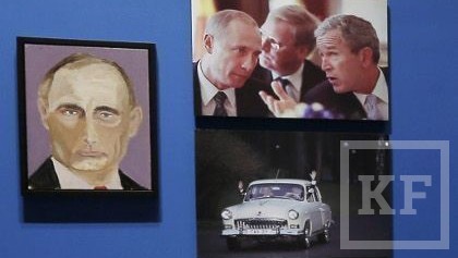 Бывший президент США Джордж Буш-младший представил общественности галерею собственноручно написанных портретов мировых лидеров