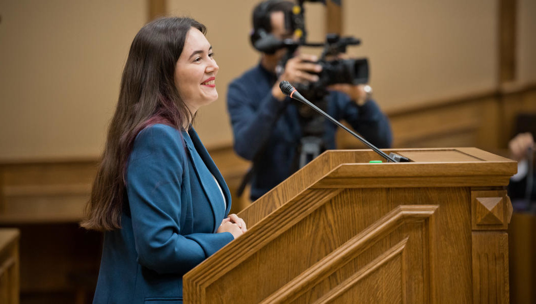 Представитель предприятия рассказала молодым парламентариям Татарстана об экологичности КОСа