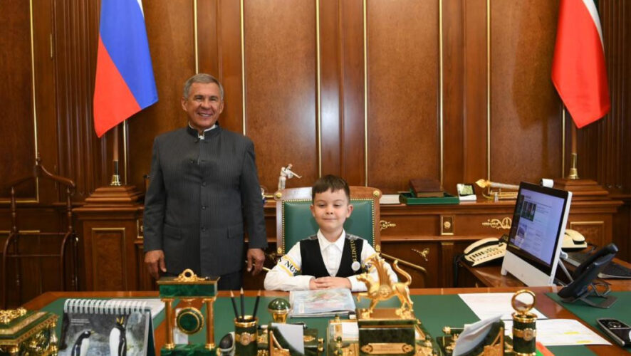 Президент Татарстана рассказал ребятишкам