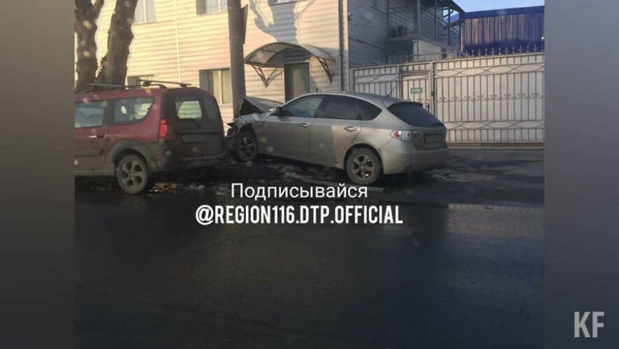 ДТП произошло на улице Тэцевская .