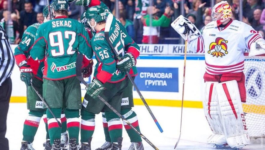 Казанский клуб победно начал домашнюю серию Континентальной хоккейной лиги