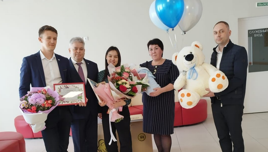 Первенец появился на свет в Оренбурге.