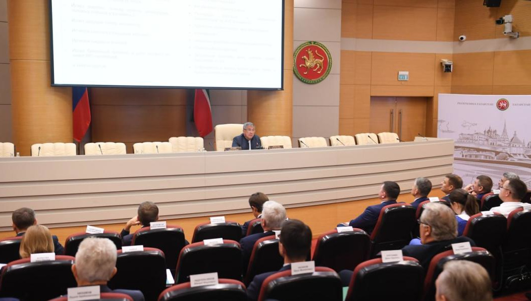 Мероприятие провёл Рустам Минниханов.