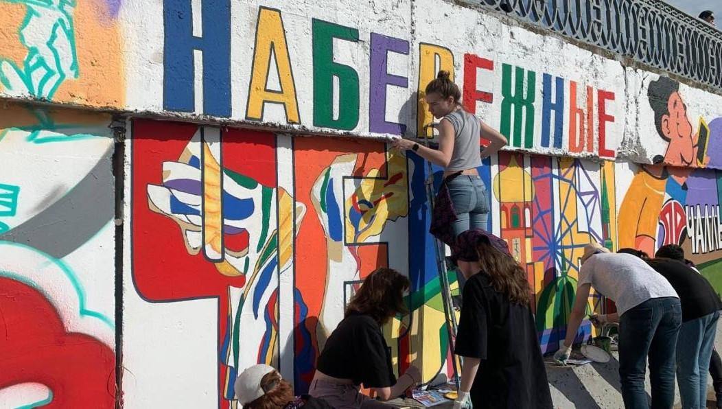 Участники второго фестиваля «Открытая галерея» будут творить на стене от спуска к воде до моста реки Мелекеска.