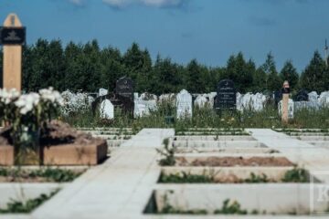 Сквер используют для захоронения выдающихся деятелей Татарстана.