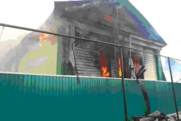 Пожар случился в селе Кама-Исмагилово.