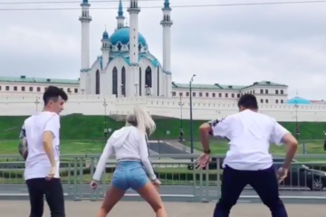 Видео танца опубликовано в Инстраграм.