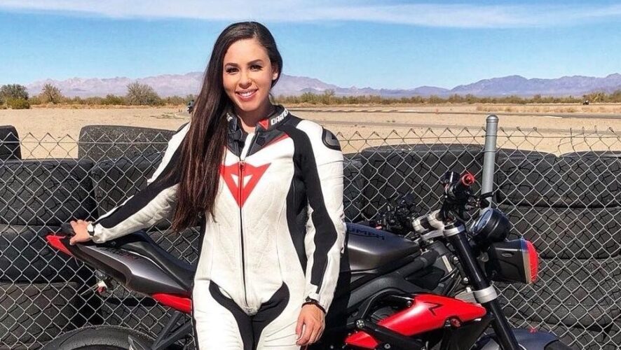 33-летняя мотоциклистка Аннет Кэррион
