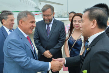 Лидер Татарстана посетил страну с рабочим визитом.