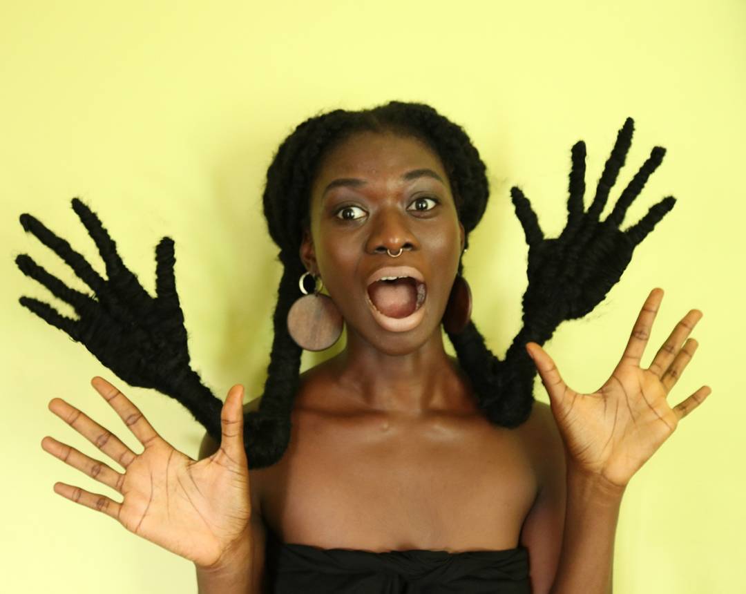 21-летняя девушка из Кот-д’Ивуара прославилась благодаря композициям из волос