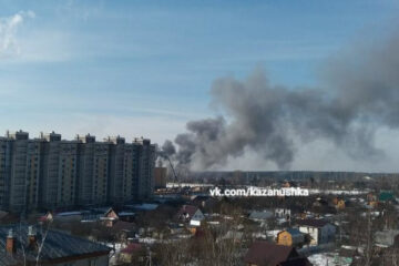 Возгорание произошло на улица Хлебозаводская