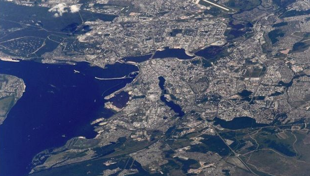 Фото столицы Татарстана появилось в Инстаграм летчика.