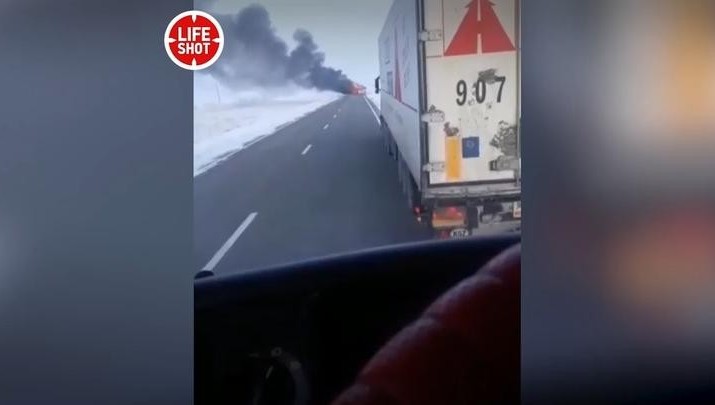 52 человека сгорели в пассажирском автобусе в Актюбинской области Казахстана
