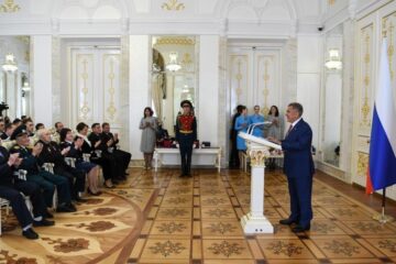 Церемония награждения состоялась в Белом зале Губернаторского дворца в Казанском Кремле