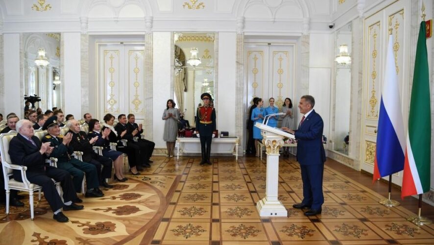 Церемония награждения состоялась в Белом зале Губернаторского дворца в Казанском Кремле