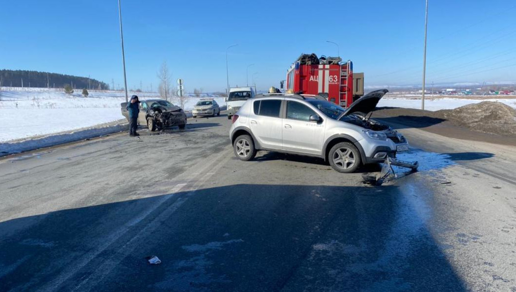 Момент ДТП попал на видеорегистратор.