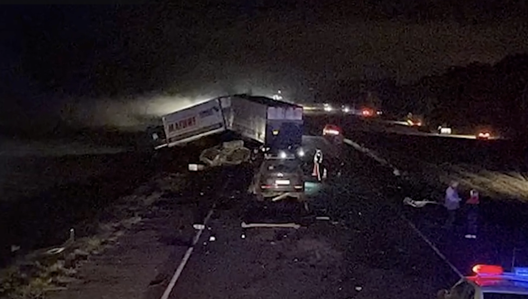 Машина столкнулась с попутным «Киа Спортейдж»