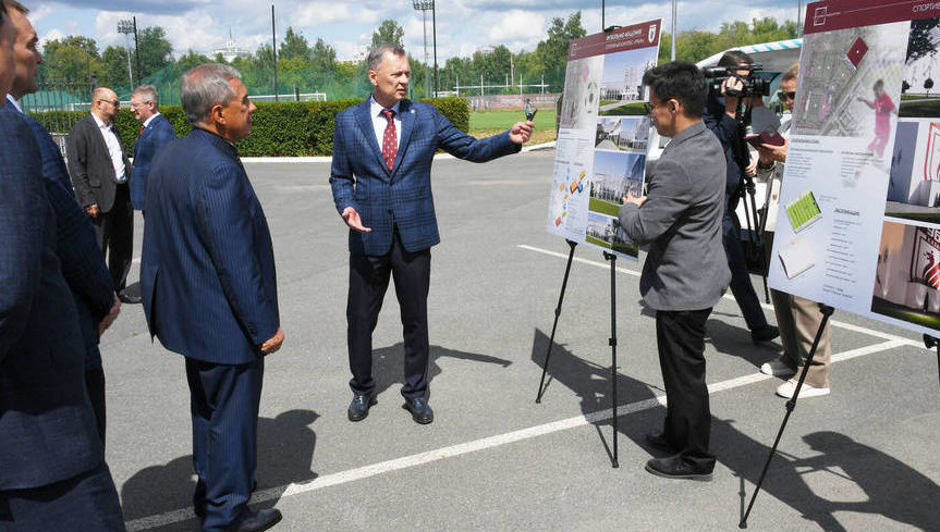 Проектом предусмотрено обновление&nbsp;футбольных полей