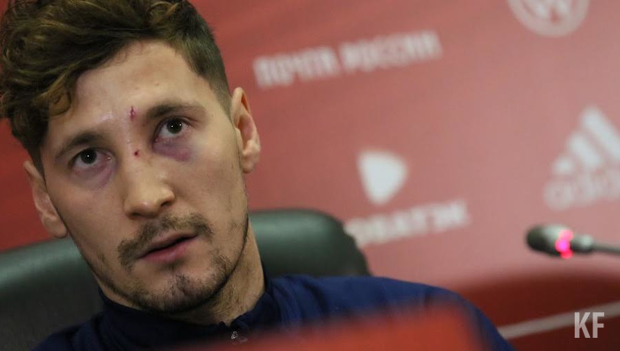 Игрок сборной России рассказал о команде перед матчем со сборной Словакии.