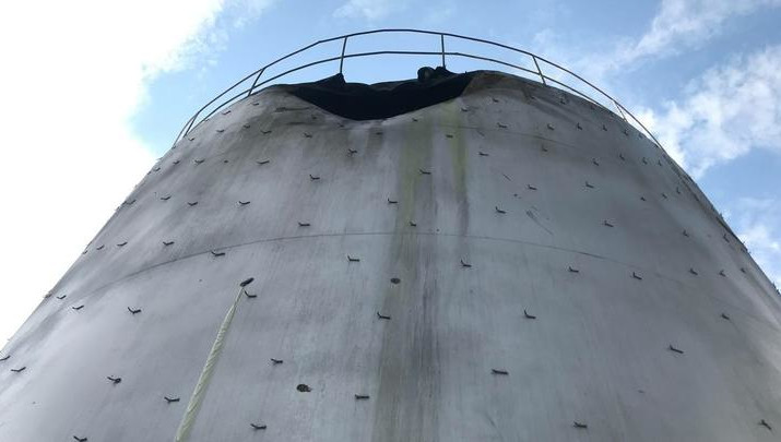 Снаряд попал в&nbsp;нерабочий энeргоблок.