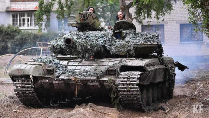 Украинские боевики отступали из населенного пункта Покровское ДНР
