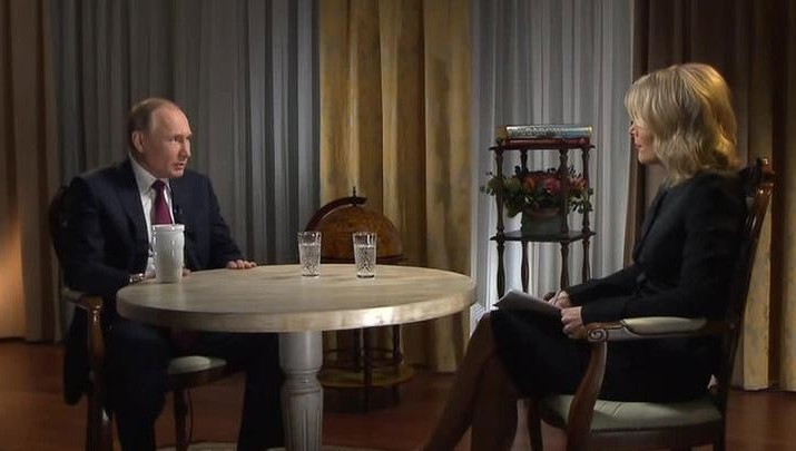 Президент России Владимир Путин в интервью американскому телеканалу NBC заявил