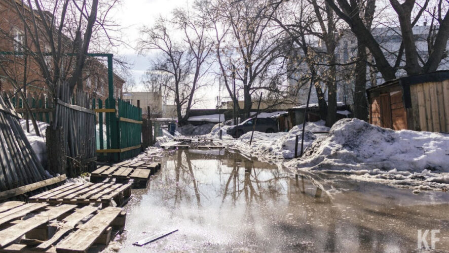 Татарстанские СНТ боятся паводка и пытаются минимизировать его последствия.