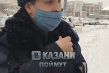 Жительница столицы Татарстана опубликовала видео в соцсетях.