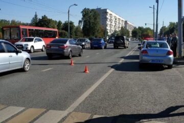 ДТП произошло сегодня днем на улице Ибрагимова.