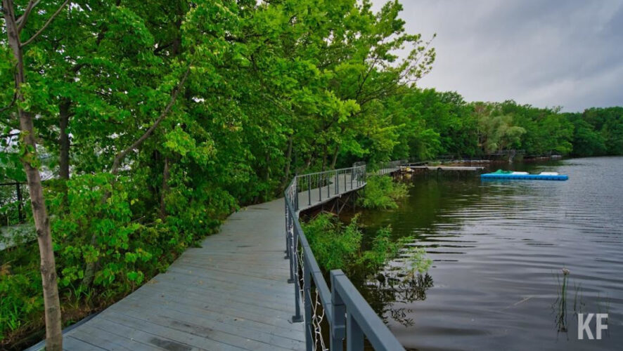 Место для отдыха свяжет с парком &laquo;Каскад прудов&raquo; велопешеходный маршрут.