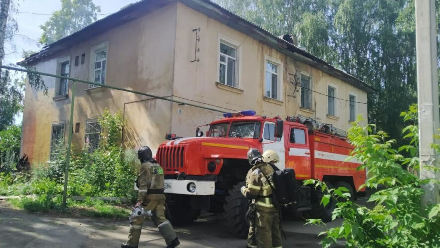 В пожаре никто не пострадал.