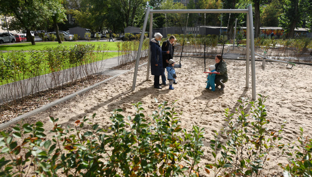Местные жители высоко оценили уровень обновленной территории.