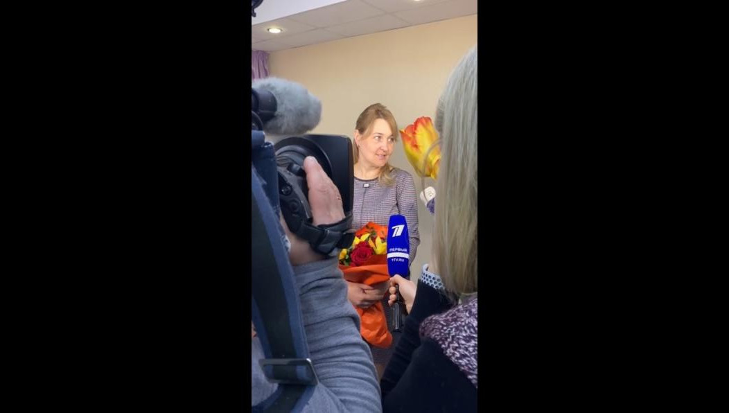 В автограде состоялась торжественная выписка малыша.