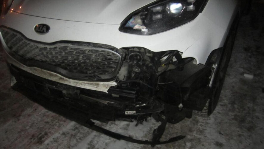 Водитель отечественного авто получил сотрясение мозга.