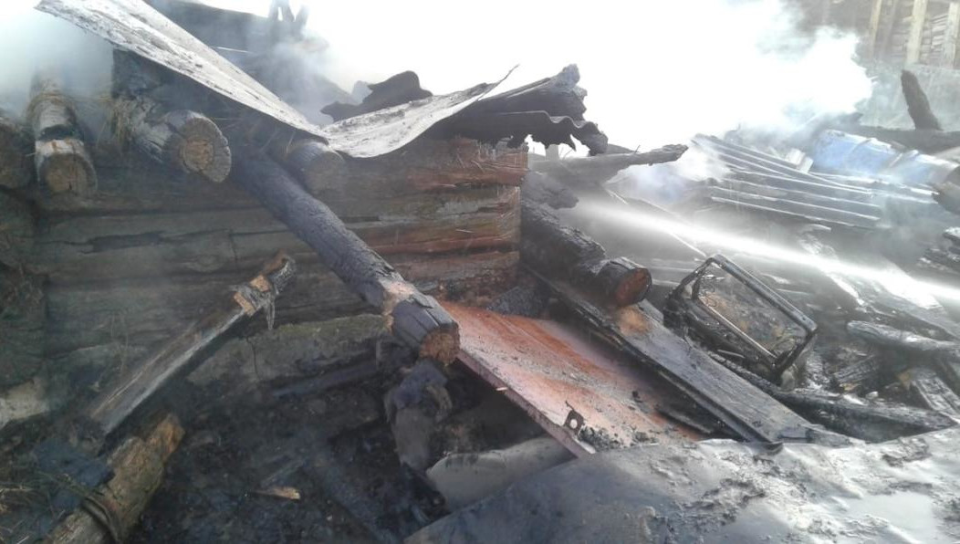 Площадь пожара составила 16 кв.метров.