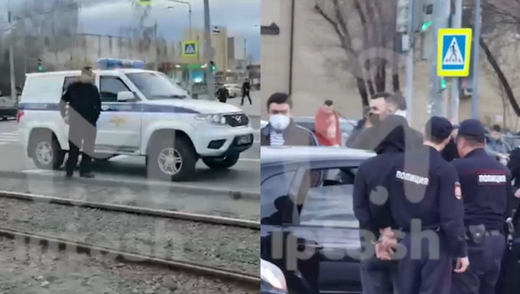 Грабители сменили уже три машины и скрываются на четвертой.