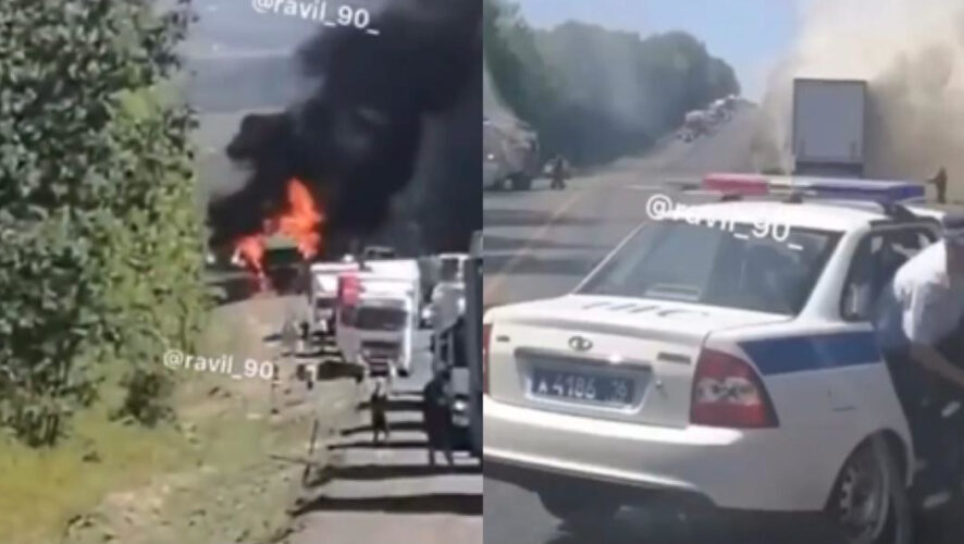 Кадры с места ЧП разлетелись по соцсетям.