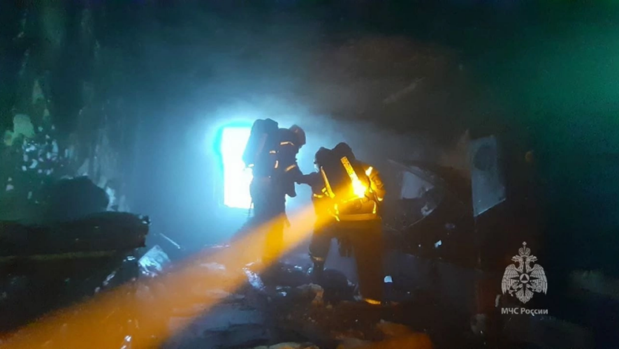 Пожарные спасли 84-летнюю женщину.