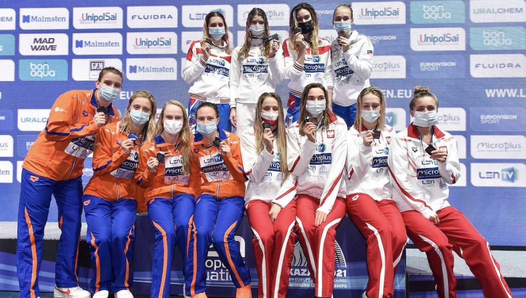 В эстафете 4х20 наша команда впервые в истории стала победителем.