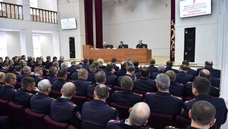 На заседании коллегии озвучили основные итоги работы МВД по республике Татарстан.