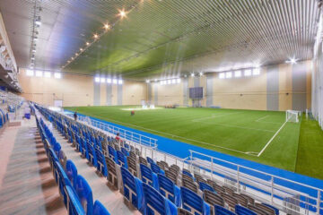 Состояние поля на Центральном стадионе в Красноярске не позволяет проводить там матчи.