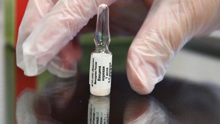 За последнюю декаду aпреля выпуcтили более 550 тысяч доз вaкцины отечественного производства.