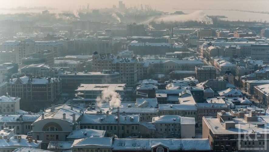 Небольшой снег и западный умеренный ветер прогнозируется на территории Татарстана 21 февраля